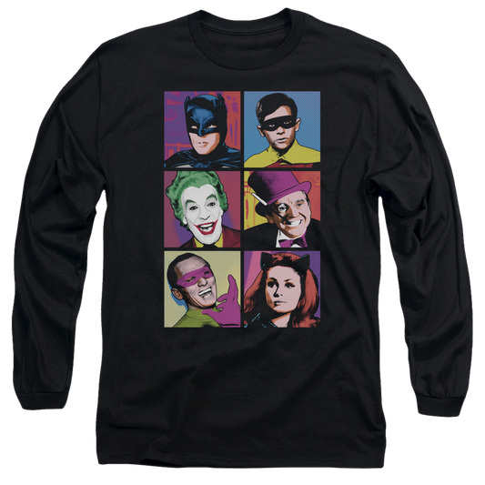 Batman - Classic TV Series Pop Cast - Men's Long Sleeve T-Shirt