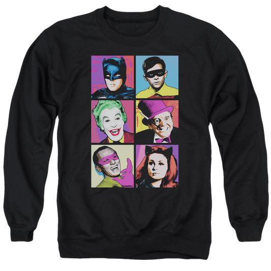 Batman - Classic TV Series Pop Cast - Men's Crewneck Sweatshirt