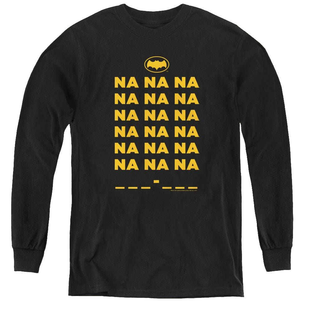 Batman Classic Tv Series Na Na Na - Youth Long Sleeve T-Shirt