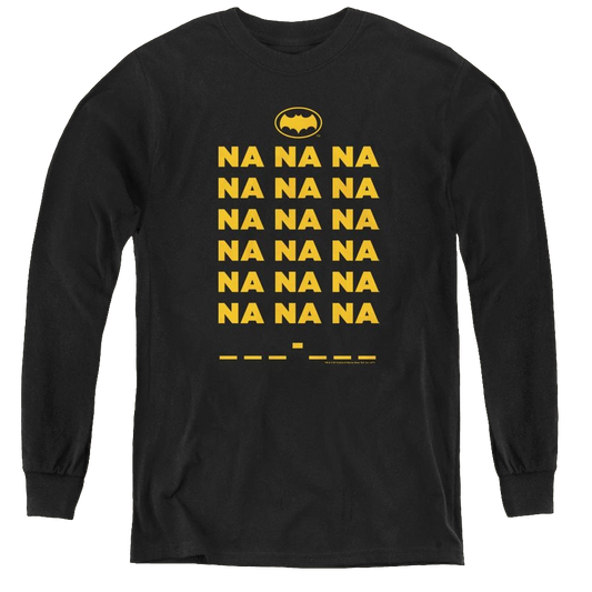Batman Classic Tv Series Na Na Na - Youth Long Sleeve T-Shirt