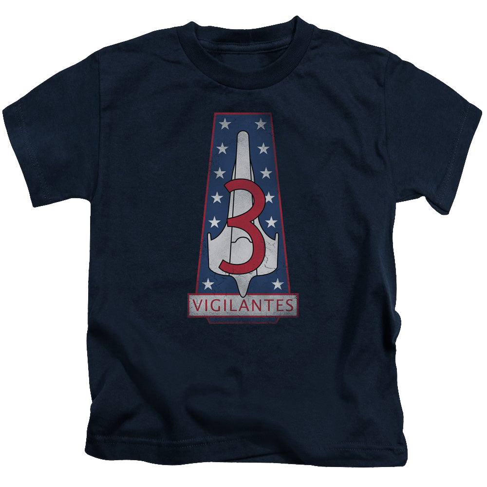 Battlestar Galactica (2004) Vigilantes Badge - Kid's T-Shirt