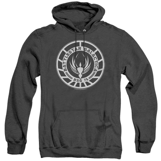 Battlestar Galactica (2004) Galactica Badge - Heather Pullover Hoodie