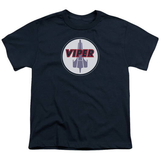 Battlestar Galactica (2004) Viper Badge - Youth T-Shirt