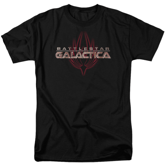 Battlestar Galactica Logo With Phoenix - Men's Regular Fit T-Shirt