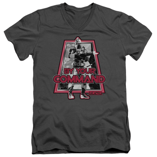 Battlestar Galactica By Your Command(classic) - Men's V-Neck T-Shirt
