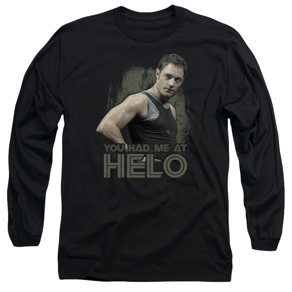 Battlestar Galactica Had Me At Helo - Men's Long Sleeve T-Shirt