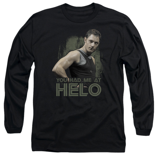 Battlestar Galactica Had Me At Helo - Men's Long Sleeve T-Shirt