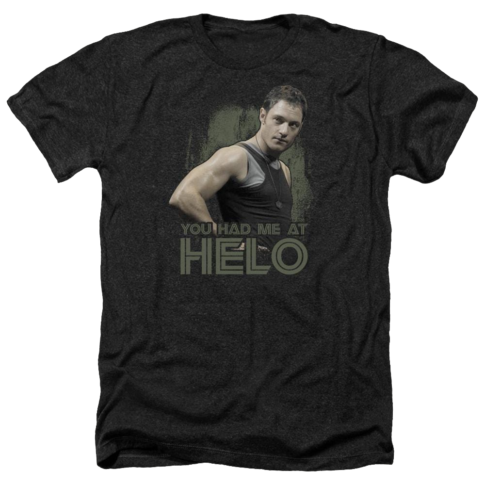 Battlestar Galactica Had Me At Helo - Men's Heather T-Shirt