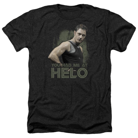 Battlestar Galactica Had Me At Helo - Men's Heather T-Shirt