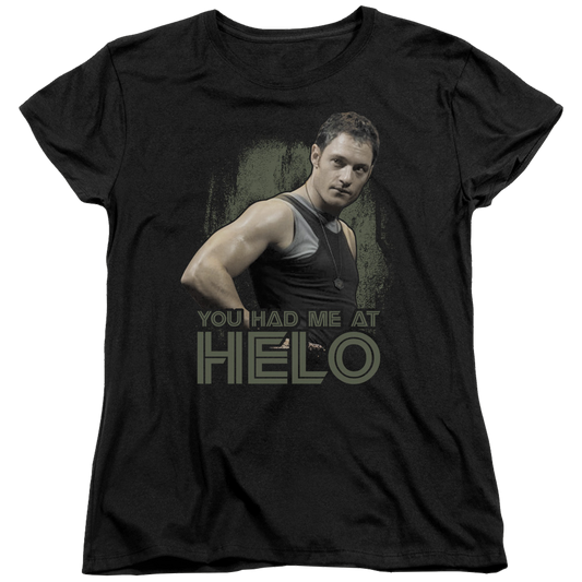 Battlestar Galactica Had Me At Helo - Women's T-Shirt