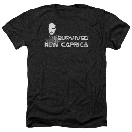Battlestar Galactica I Survived New Caprica - Men's Heather T-Shirt