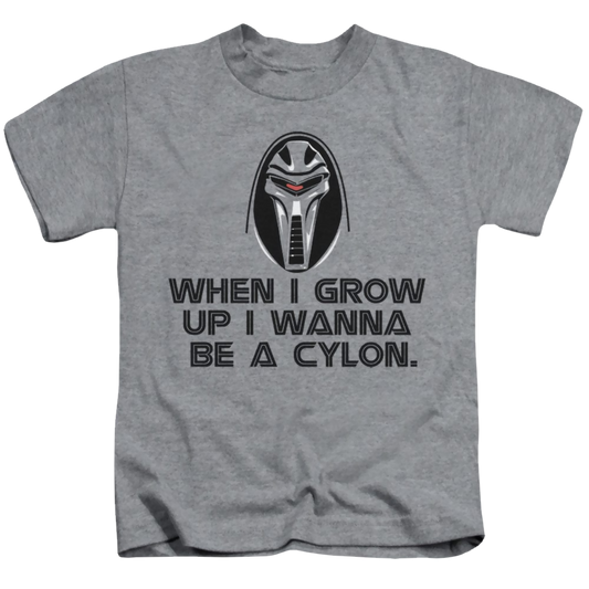 Battlestar Galactica (2004) Grow Up Cylon - Kid's T-Shirt