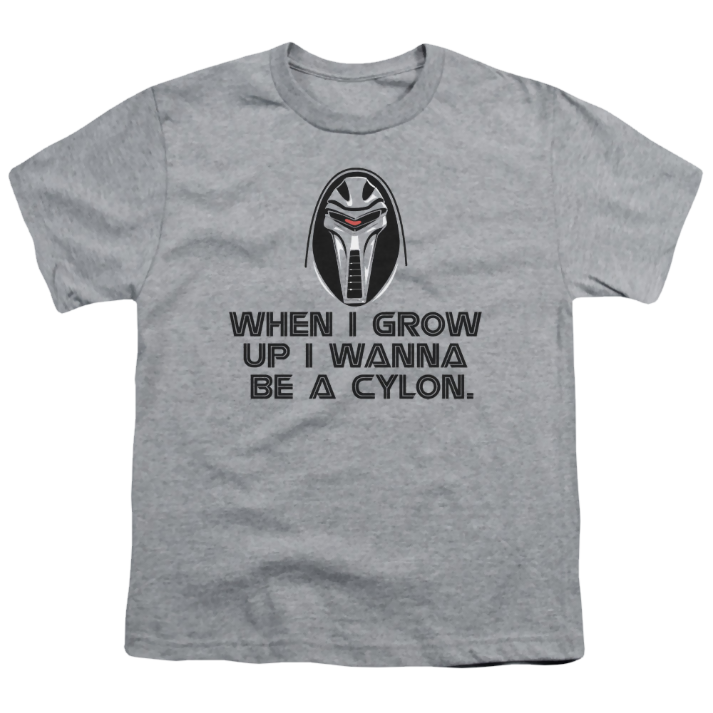 Battlestar Galactica (2004) Grow Up Cylon - Youth T-Shirt