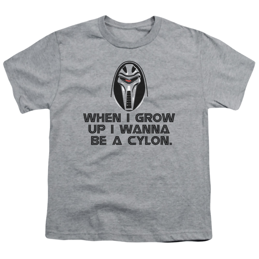 Battlestar Galactica (2004) Grow Up Cylon - Youth T-Shirt
