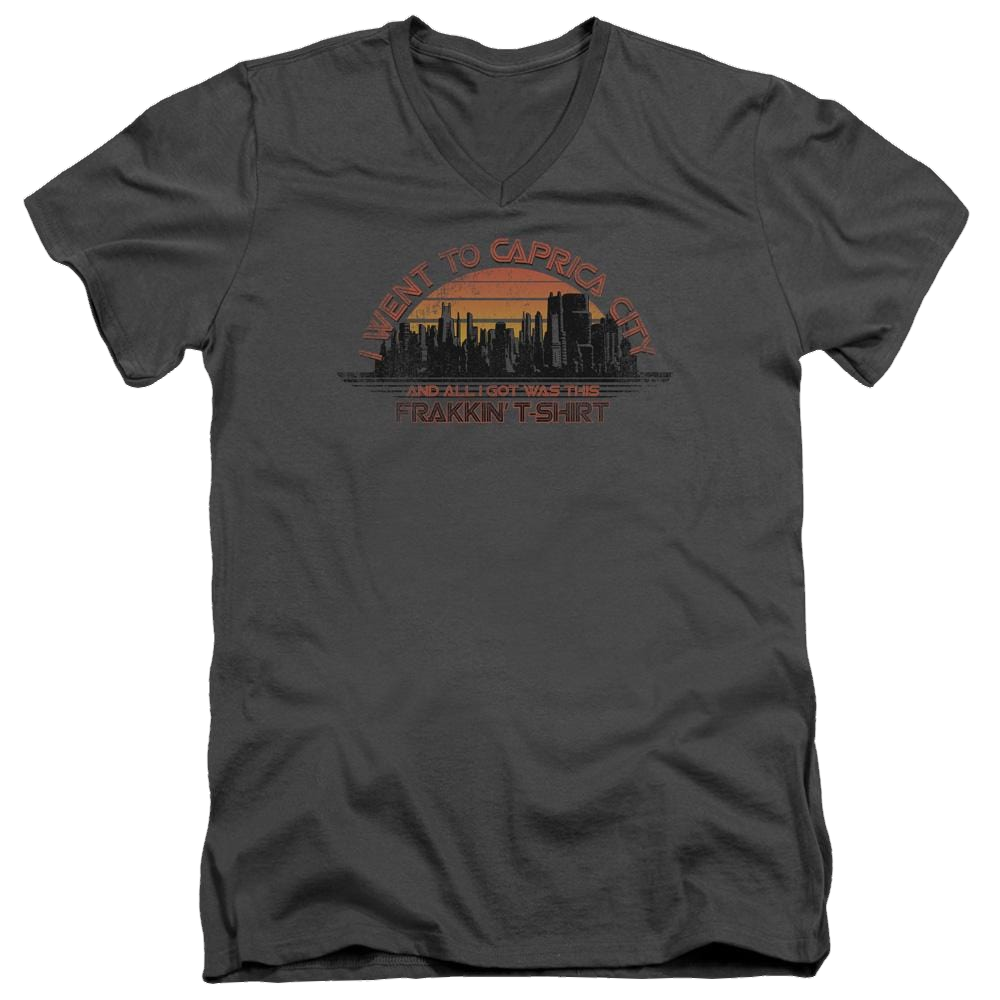 Battlestar Galactica Caprica City - Men's V-Neck T-Shirt