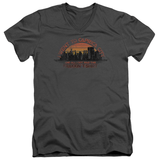 Battlestar Galactica Caprica City - Men's V-Neck T-Shirt