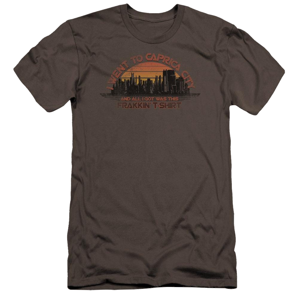 Battlestar Galactica Caprica City - Men's Premium Slim Fit T-Shirt