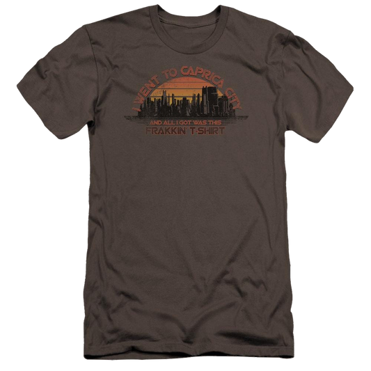Battlestar Galactica Caprica City - Men's Premium Slim Fit T-Shirt