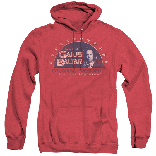 Battlestar Galactica (2004) Elect Gaius - Heather Pullover Hoodie