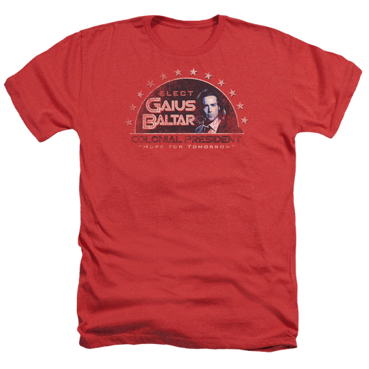 Battlestar Galactica Elect Gaius - Men's Heather T-Shirt