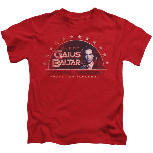 Battlestar Galactica (2004) Elect Gaius - Kid's T-Shirt