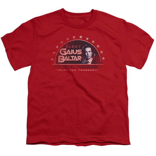 Battlestar Galactica (2004) Elect Gaius - Youth T-Shirt