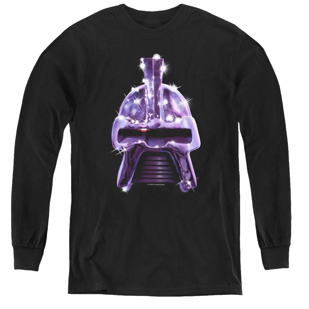 Battlestar Galactica (1978) Retro Cylon Head - Youth Long Sleeve T-Shirt