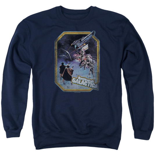 Battlestar Galactica Poster Iron On - Men's Crewneck Sweatshirt