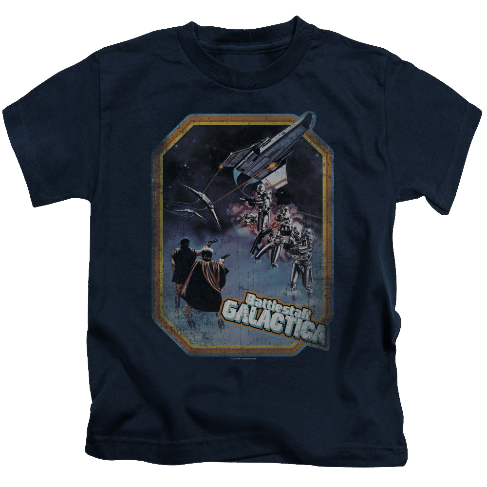 Battlestar Galactica (1978) Poster Iron On - Kid's T-Shirt