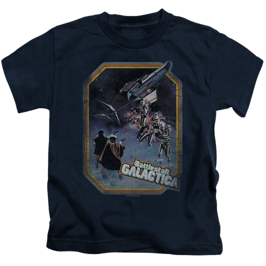 Battlestar Galactica (1978) Poster Iron On - Kid's T-Shirt