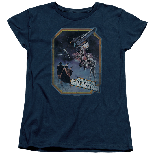 Battlestar Galactica Poster Iron On - Women's T-Shirt