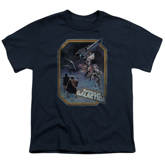 Battlestar Galactica (1978) Poster Iron On - Youth T-Shirt