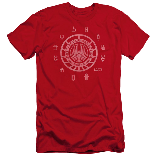 Battlestar Galactica Colonies - Men's Premium Slim Fit T-Shirt
