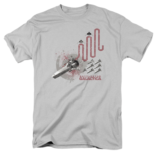 Battlestar Galactica (2004) Red Squadron Splatter - Men's Regular Fit T-Shirt