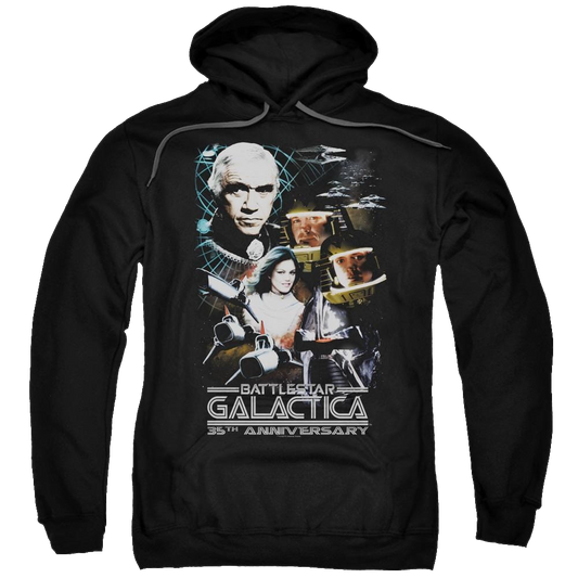 Battlestar Galactica 35th Anniversary Collage - Pullover Hoodie
