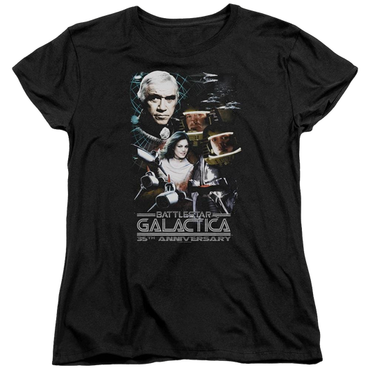Battlestar Galactica 35th Anniversary Collage - Women's T-Shirt