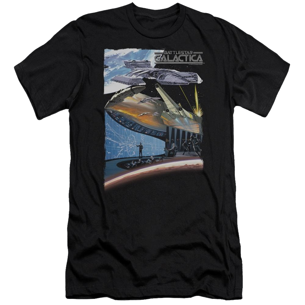 Battlestar Galactica Concept Art - Men's Premium Slim Fit T-Shirt