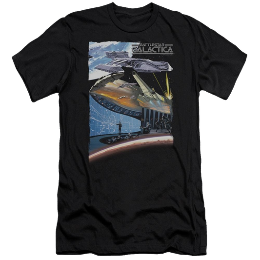 Battlestar Galactica Concept Art - Men's Premium Slim Fit T-Shirt