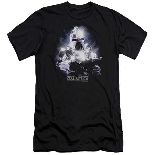 Battlestar Galactica 35th Anniversary Cylon - Men's Premium Slim Fit T-Shirt