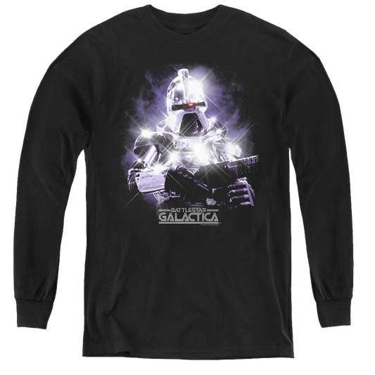 Battlestar Galactica (1978) 35Th Anniversary Cylon - Youth Long Sleeve T-Shirt