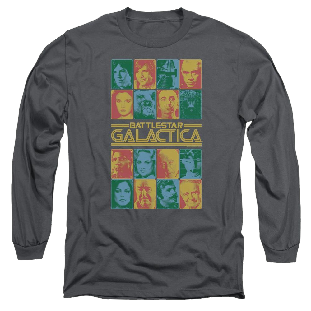 Battlestar Galactica 35th Anniversary Cast - Men's Long Sleeve T-Shirt