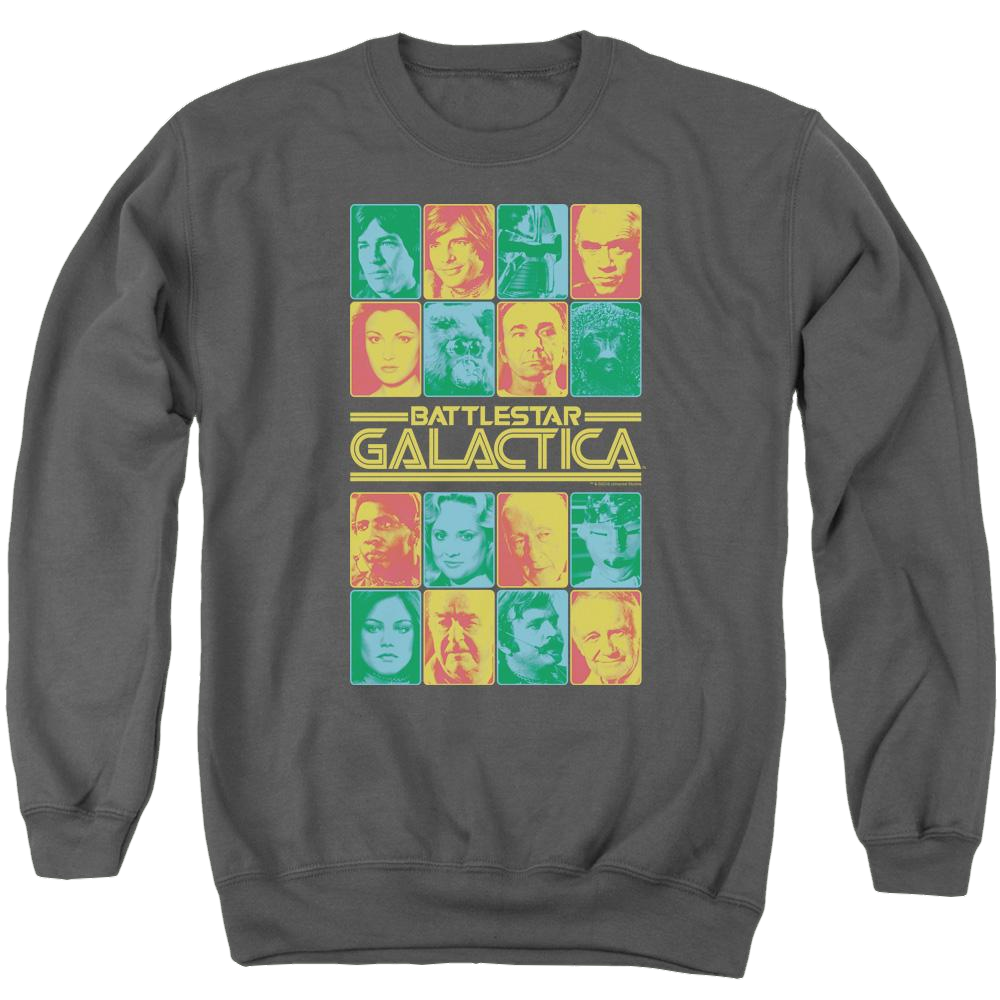 Battlestar Galactica 35th Anniversary Cast - Men's Crewneck Sweatshirt