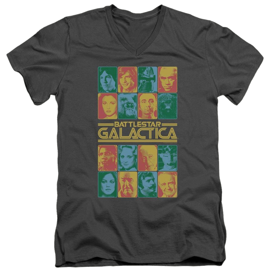 Battlestar Galactica 35th Anniversary Cast - Men's V-Neck T-Shirt