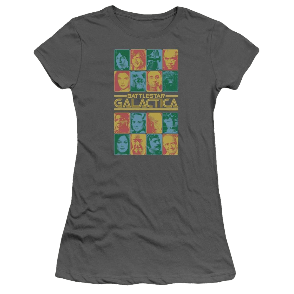 Battlestar Galactica 35th Anniversary Cast - Juniors T-Shirt