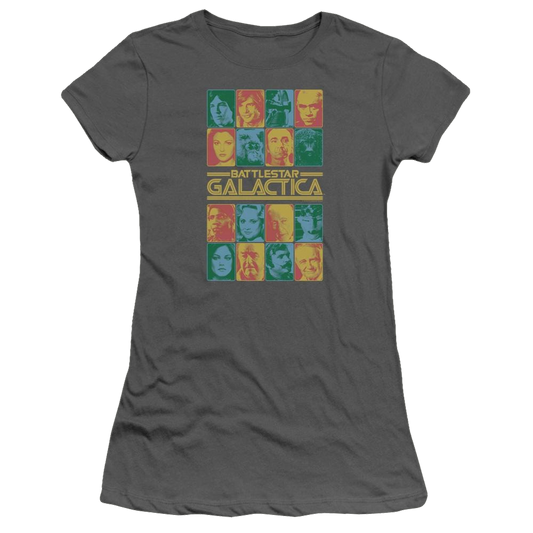 Battlestar Galactica 35th Anniversary Cast - Juniors T-Shirt