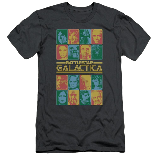 Battlestar Galactica 35th Anniversary Cast - Men's Premium Slim Fit T-Shirt