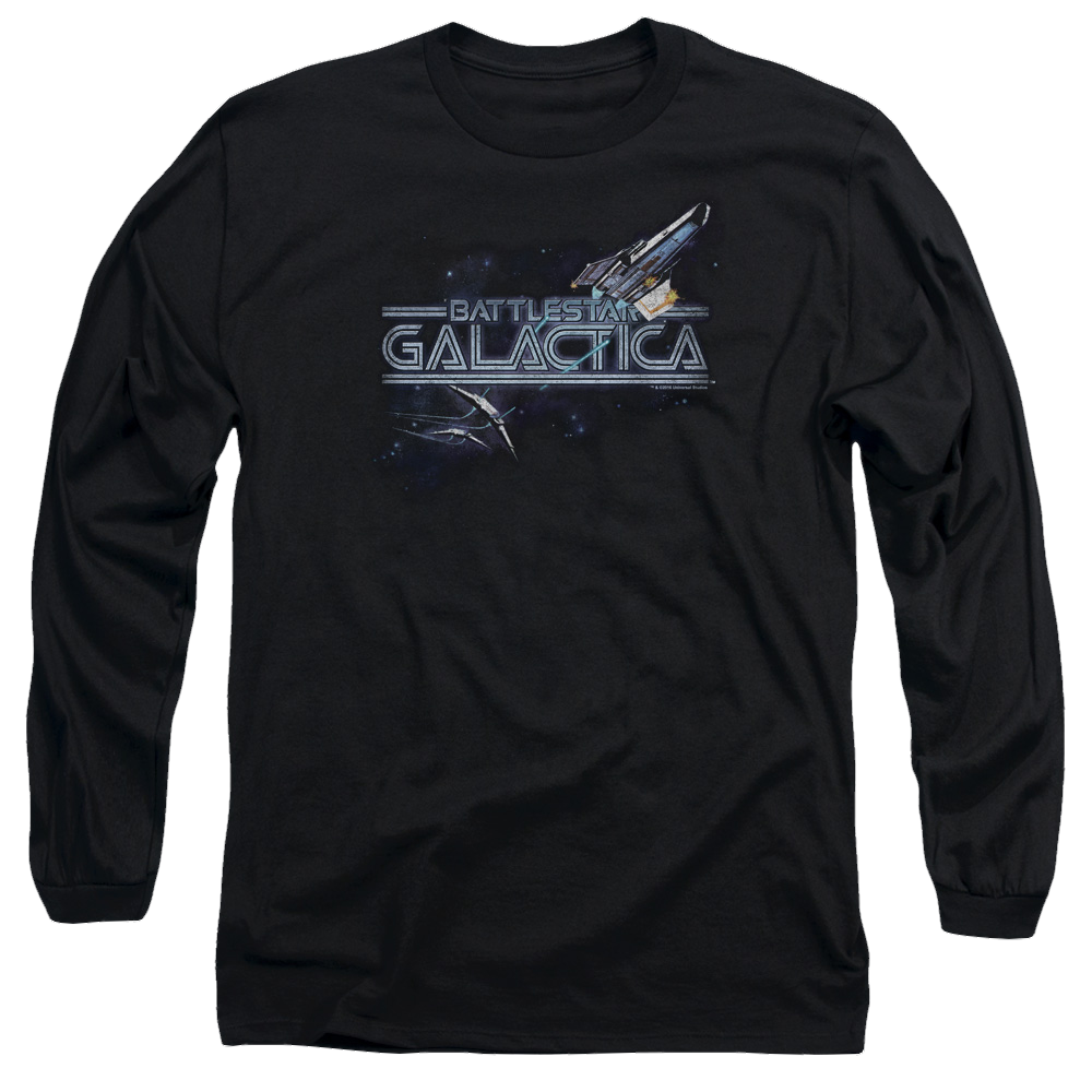 Battlestar Galactica Cylon Persuit - Men's Long Sleeve T-Shirt