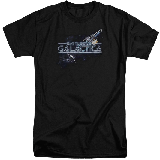Battlestar Galactica Cylon Persuit - Men's Tall Fit T-Shirt