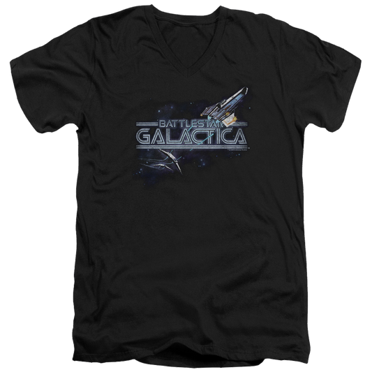 Battlestar Galactica Cylon Persuit - Men's V-Neck T-Shirt
