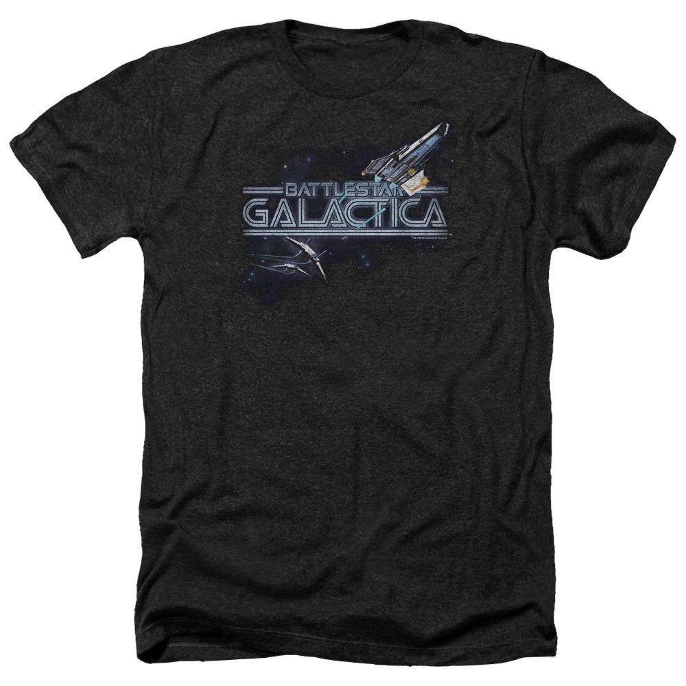 Battlestar Galactica Cylon Persuit - Men's Heather T-Shirt